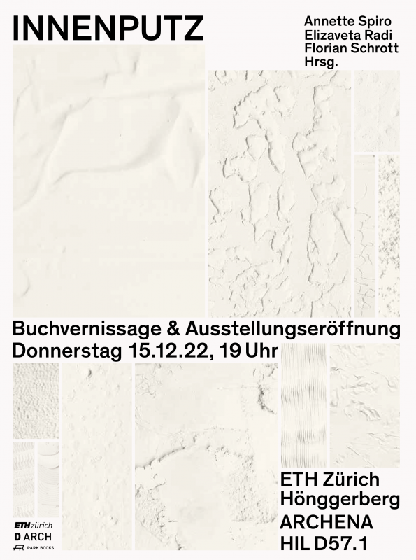 Innenputz Buchvernissage und Ausstellungseröffnung